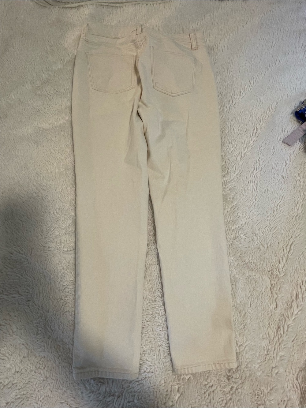 Talbots Cream Boot-Cut Jeans